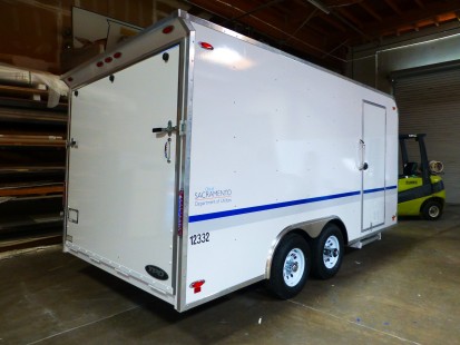 16 ft TAG "City of Sacramento Water Mobile Chlorination Unit"